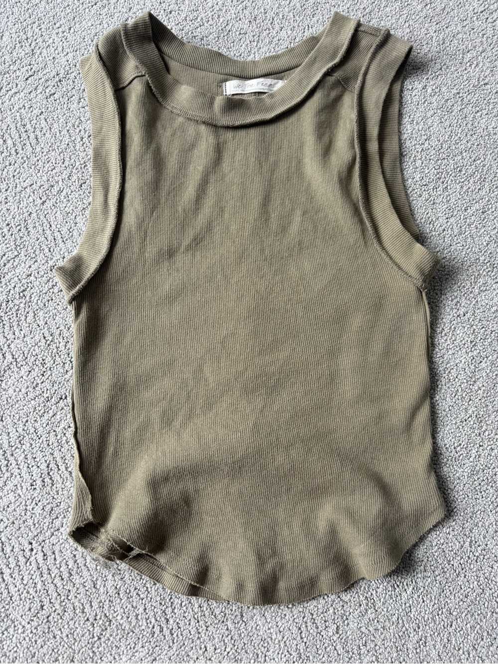 We The Free Olive Green Tank Top